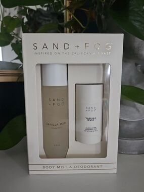 Sand + Fog Vanilla Musk Body Mist & Deodorant Set - Cream